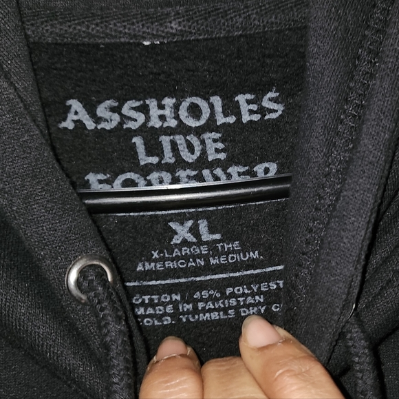 NWT Assholes Live Forever Sweatshirt XL - Picture 4 of 4